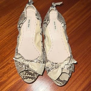 Miu miu ballerina flats